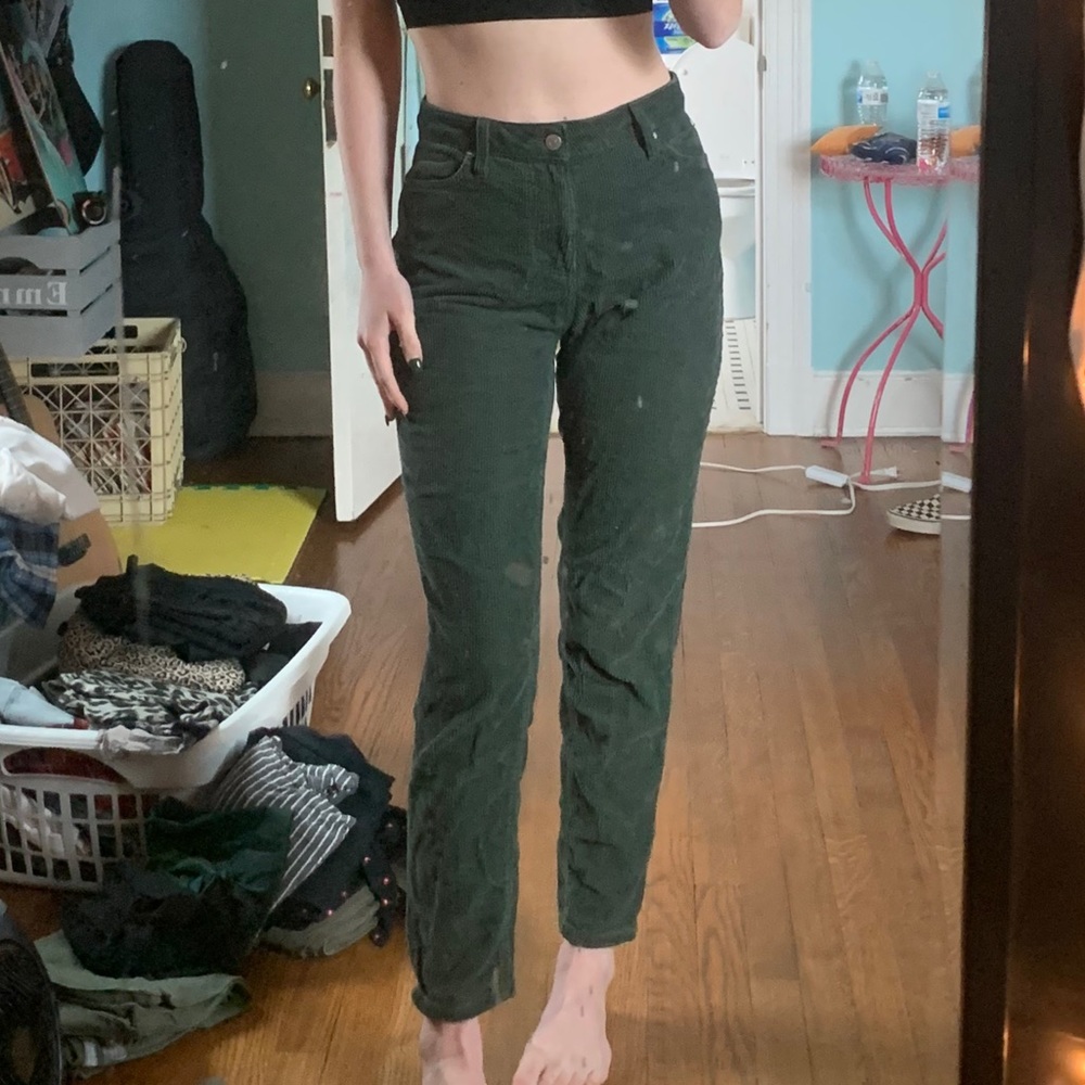 Urban Outfitters Corduroy BDG Jeans in Green